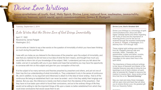 Divine Love Writings